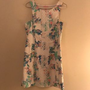 Lily Pulitzer white Cecily kiss casual dress